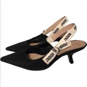 Authentic J’Adior slingback technical fabric 37EU